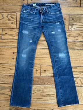 AG Adriano Goldschmied Bootcut Jeans in Faded Blue